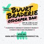 Boek je kraam: 28 juni BuurtBraderie, gratis toegang, Tickets en Kaartjes