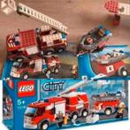 Lego city brandweerwagen - 7239 nieuw prijs € 88-124,-, Complete set, Ophalen of Verzenden, Lego, Zo goed als nieuw