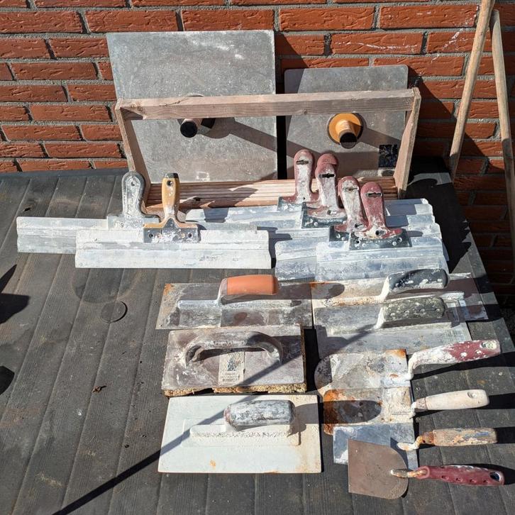 Stucadoorsgereedschap - Professioneel, Doe-het-zelf en Verbouw, Gereedschap | Handgereedschap, Gebruikt, Ophalen of Verzenden
