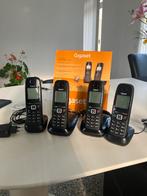 Gigaset AS405 - 4 Handsets - Draadloze Telefoon, Ophalen of Verzenden, Gebruikt, 4 handsets of meer