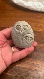 Beeldje: Uil met baby va speksteen, Ophalen of Verzenden