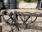 Te koop, tweespan leer pony tuig, Dieren en Toebehoren, Ophalen, Gebruikt