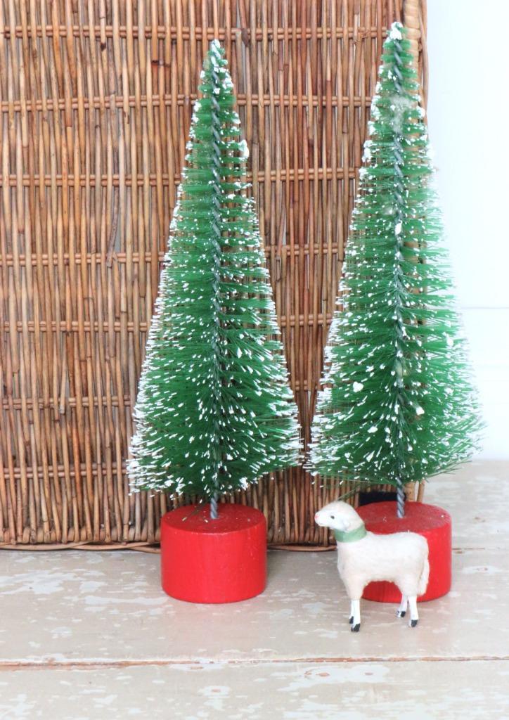 Oud vintage borstelboompje, Antiek en Kunst, Antiek | Servies los, Ophalen of Verzenden