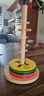 Van Dijk Toys Stapeltoren Hout, Ophalen, Zo goed als nieuw, Overige typen