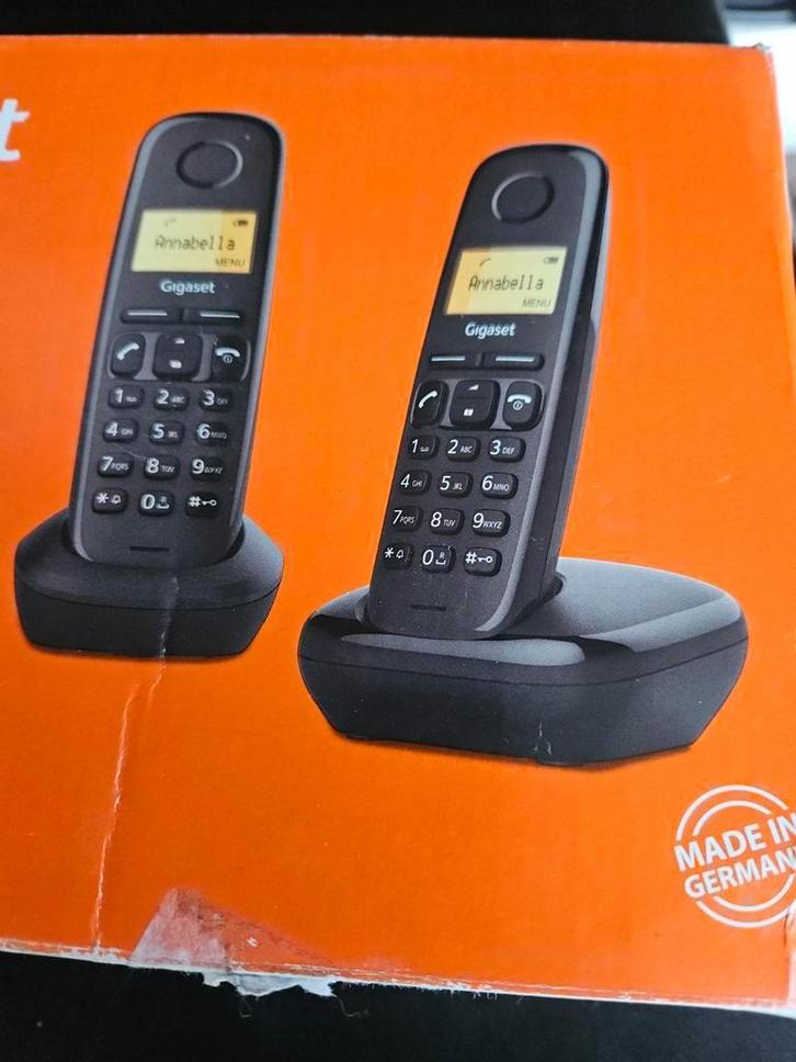 Gigaset A170 Duo Analoog/Dect-telefoon Zwart Nummerweergave, Telecommunicatie, Vaste telefoons | Handsets en Draadloos, Nieuw