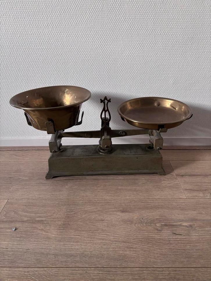 Antieke balans weegschaal, Antiek en Kunst, Antiek | Overige Antiek, Ophalen
