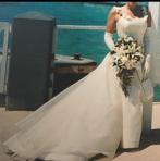 Cymbeline Trouwjurk Ivoor, Ophalen of Verzenden, Zo goed als nieuw, Beige, Trouwjurk