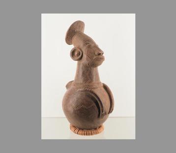 Mangbetu terracotta pot(120801-12) beschikbaar voor biedingen