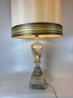 Klassieke vintage tafellamp natuursteen/albast 72,5 cm hoog, Overige materialen, 50 tot 75 cm, Ophalen of Verzenden, Zo goed als nieuw