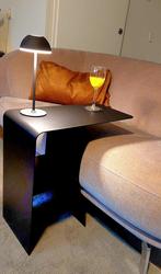 Pieper Concept Athos bijzettafel, Huis en Inrichting, Minder dan 55 cm, Metaal of Aluminium, Zo goed als nieuw, Modern