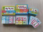 3 spellen zgan memorie  domino  kwartet, Ophalen of Verzenden, Zo goed als nieuw, Kwartet(ten)