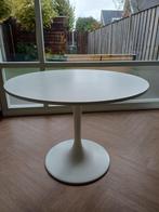 Docksta ronde witte eettafel 103cm, Ophalen, Overige materialen, Gebruikt, Rond