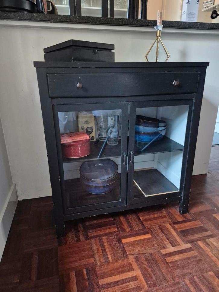 Theekast Geverfd - Stijlvolle Opbergruimte, Huis en Inrichting, Kasten | Buffetkasten, Gebruikt, Minder dan 100 cm, Minder dan 50 cm