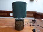 Vintage lampje van geperst glas met kapje, Antiek en Kunst, Antiek | Lampen, Ophalen of Verzenden