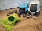Starterset voor een kat (mandje, kattenbak, reismand enz.), Dieren en Toebehoren, Ophalen, Zo goed als nieuw