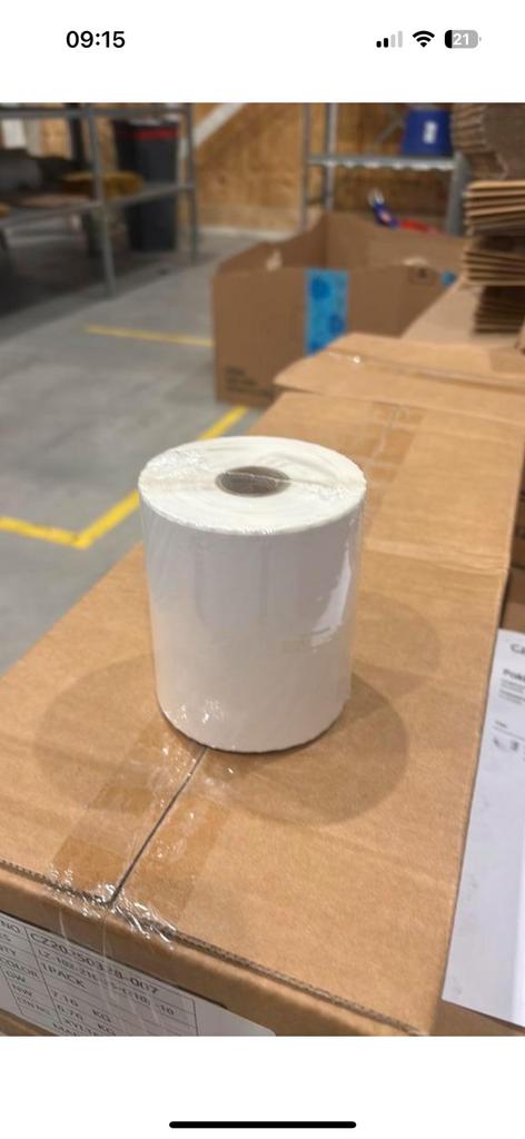 200x DHL verzendlabels - 102 x 210 mm (210 st), Ophalen, Zo goed als nieuw, Toner