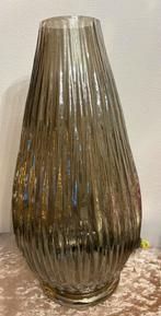 Hele mooie vaas goudkleurige, Ophalen, Overige kleuren, Minder dan 50 cm, Glas