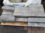 Stapelblokken 27 stuks split 10x10x40 cm grijs/bruin, Ophalen, Zo goed als nieuw, Border, Beton