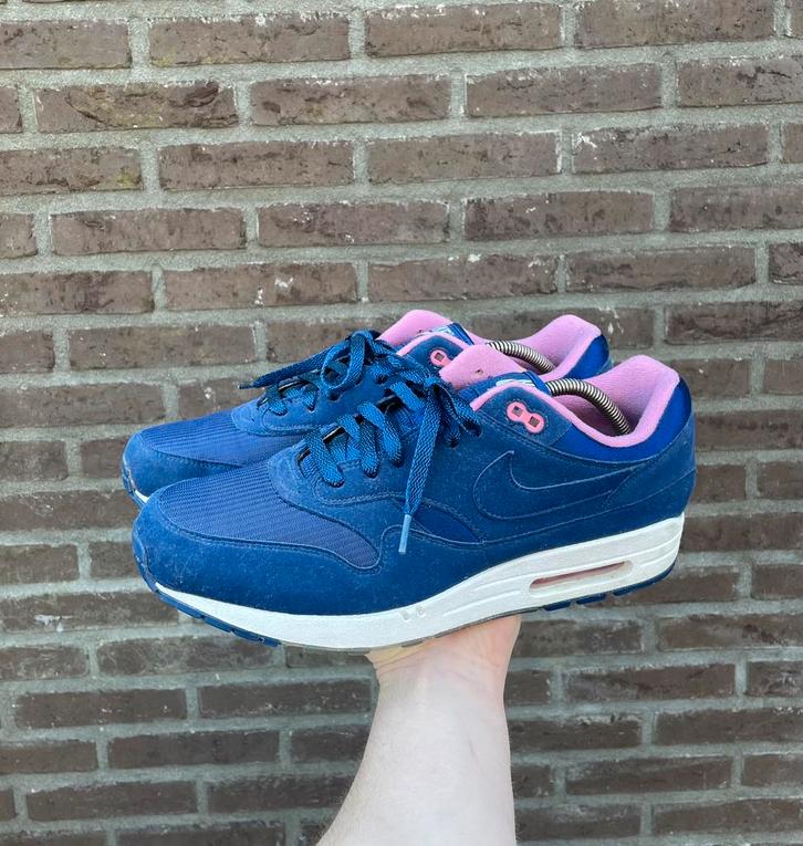 Nike Air Max 1 By You, Kleding | Heren, Schoenen, Zo goed als nieuw, Sneakers of Gympen, Overige kleuren, Ophalen of Verzenden