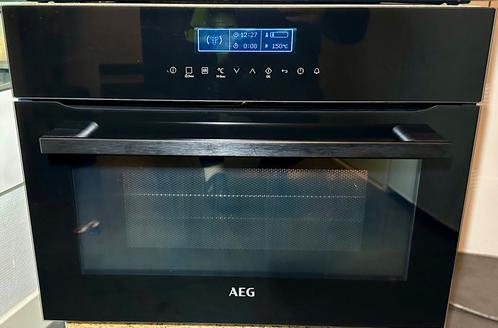 ZGAN !AEG inbouw Combi oven/Magnetron KME761000B, Witgoed en Apparatuur, Ovens, Zo goed als nieuw, Inbouw, Oven met grill, 45 tot 60 cm