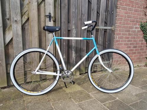 Omgebouwde custom singlespeed city racer 61 cm, Fietsen en Brommers, Fietsen | Heren | Herenfietsen, Zo goed als nieuw, Overige merken