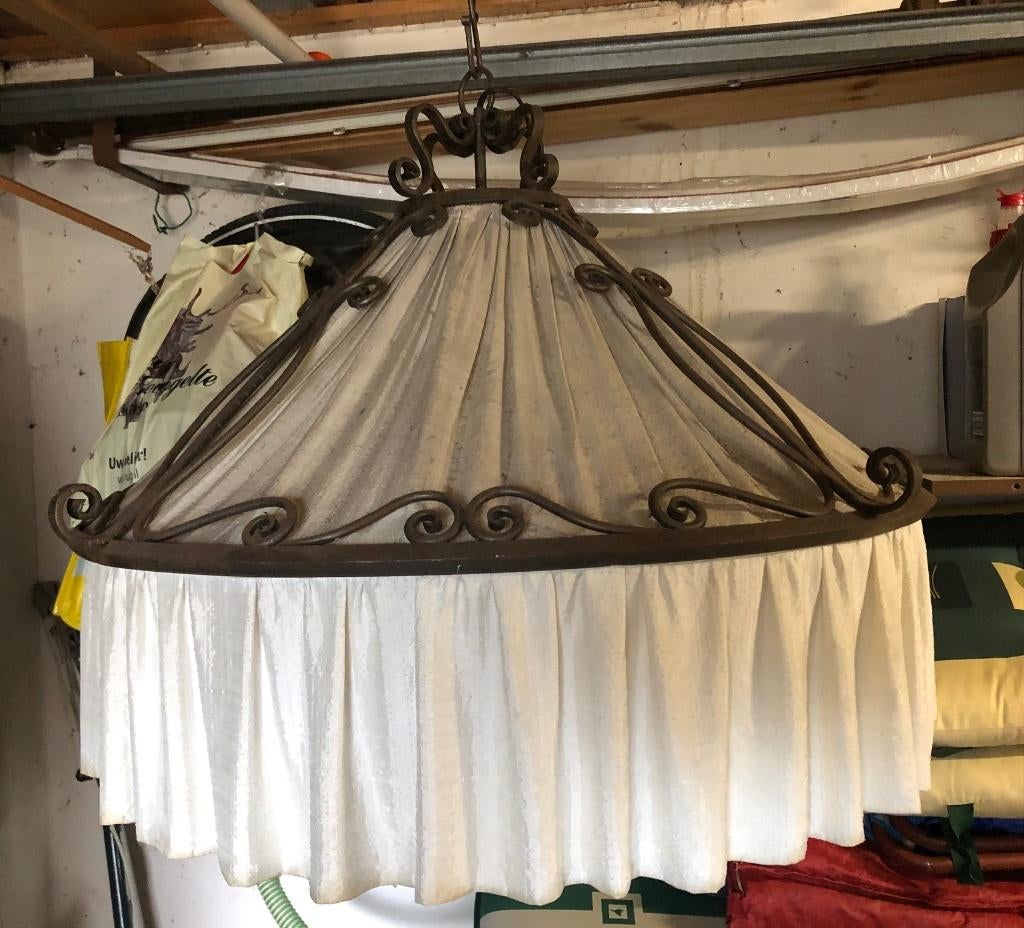 Smeedijzeren lamp, Ophalen of Verzenden