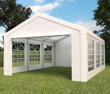 Partytent huren | wit 4x6m | Inclusief opbouw & afbouw beschikbaar voor biedingen