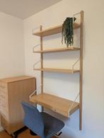 Ikea Svalnäs wandmeubel/wandkast van banboe met bureau, Ophalen of Verzenden, Zo goed als nieuw