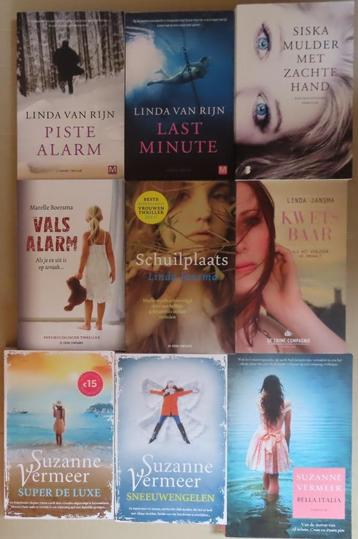 Stapel Nederlandse (vakantie)thrillers; in 1 koop € 8,00 beschikbaar voor biedingen