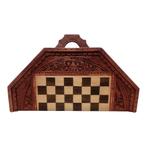 Vintage Balinees schaakspel koffer, Hobby en Vrije tijd, Gezelschapsspellen | Bordspellen, Een of twee spelers, Ophalen of Verzenden