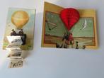 2 antieke ansichten luchtballon uitklapbaar Zandvoort, Verzenden, Voor 1920, Gelopen, Voertuig