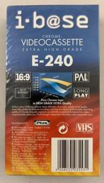VHS Chrome Video Cassette i-Base E240 4 uur Nieuw in Folie, Cd's en Dvd's, VHS | Film, Alle leeftijden, Verzenden, Zo goed als nieuw