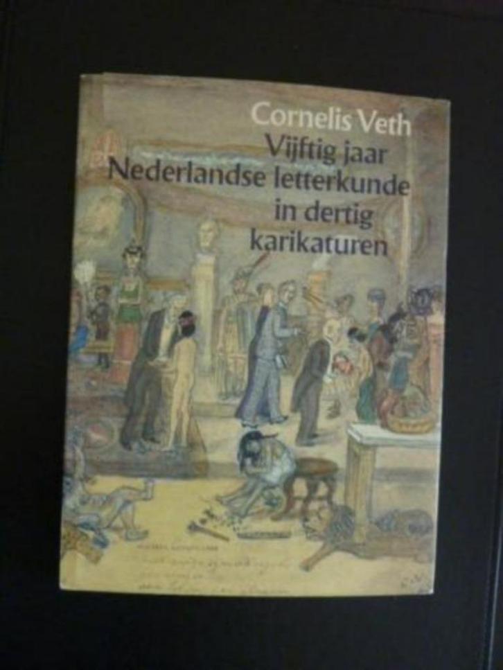 *Cornelis Veth - Vijftig jaar Ned. letterkunde karikaturen, Boeken, Overige Boeken, Zo goed als nieuw, Verzenden