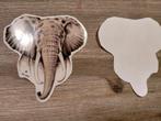 Olifant Afrika sticker logo dier Grote vijf hoofd kop, Zo goed als nieuw, Dier en Natuur, Verzenden