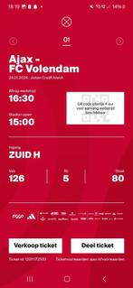 Ajax volendam f side kaart, Eén persoon