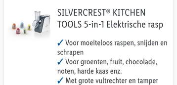 Silvercrest 5 in 1 rasp  beschikbaar voor biedingen