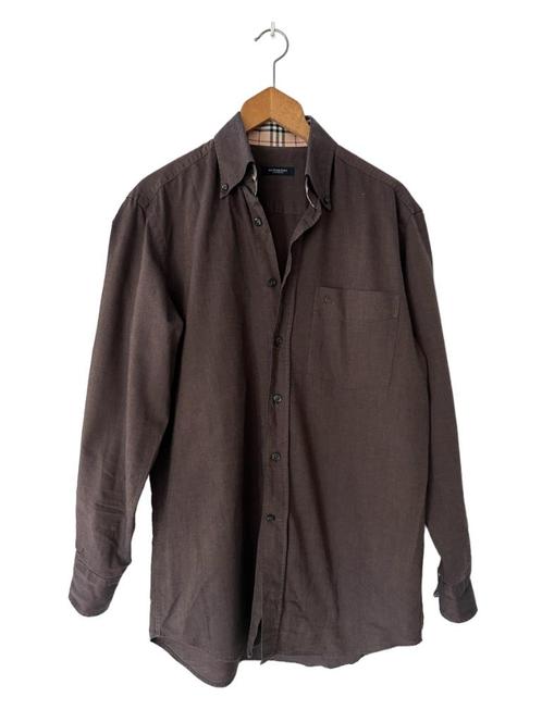 Burberry blouse S, Kleding | Heren, Overhemden, Zo goed als nieuw, Bruin, Ophalen of Verzenden