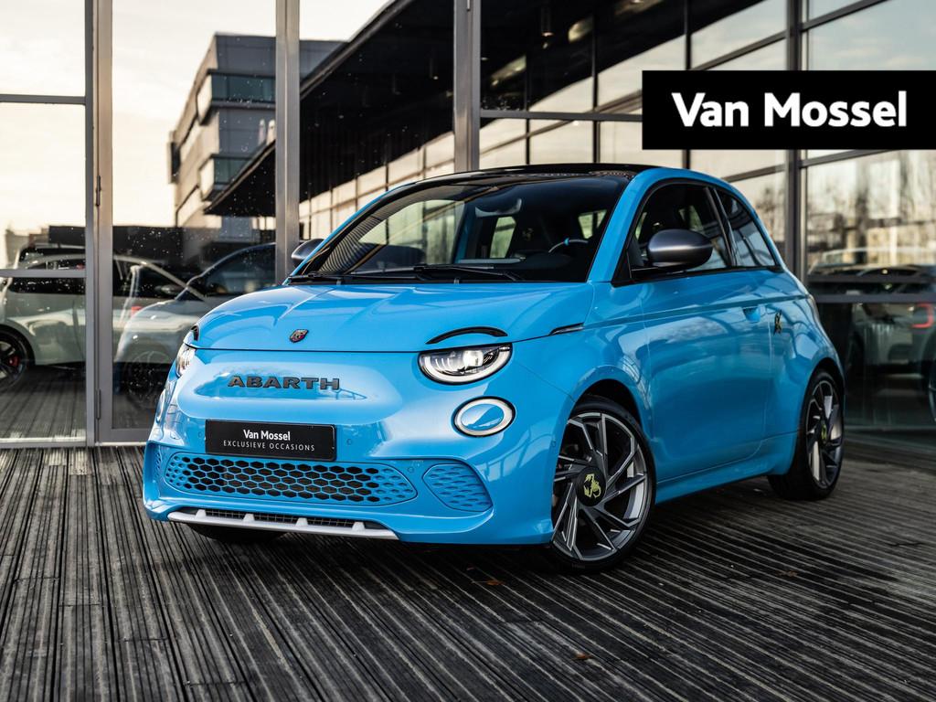 Abarth 500e Abarth Scorpionissima 42 kWh AUTOMAAT | PANORAMA, Auto's, Abarth, 12 maanden, Gebruikt, Alcantara, 155 pk