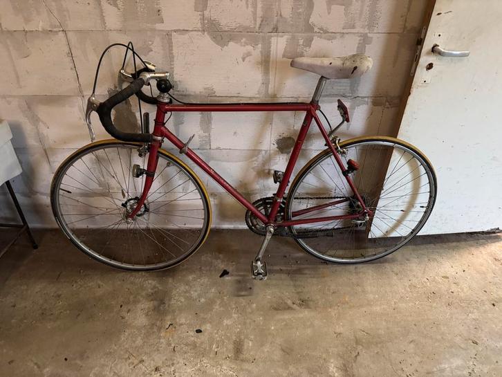 Columbus Retro Racefiets - Rood, Shimano, Fietsen en Brommers, Fietsen | Racefietsen, Gebruikt, Heren, Overige merken, Minder dan 10 versnellingen