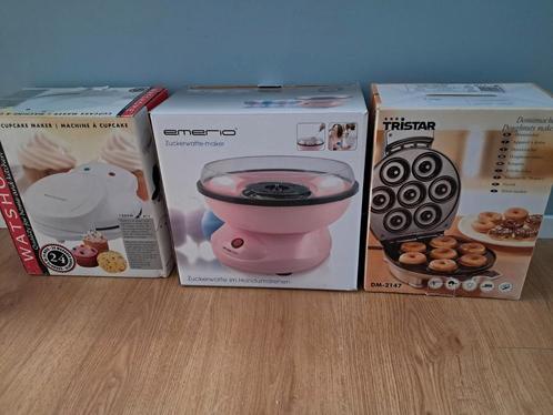 Suikerspin machine cupcake maker donut appara kinderfeestje, Hobby en Vrije tijd, Taarten en Cupcakes maken, Zo goed als nieuw