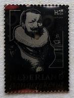 Verzilverde zegel Piet Hein Aangetekend Nederland., Postzegels en Munten, Postzegels | Nederland, Verzenden, Na 1940, Postfris
