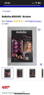 Babyliss  clip curl, Ophalen of Verzenden, Nieuw, Krultang of Stijltang