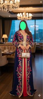 Blauwe Takchita Maat S/M, Kleding | Dames, Jurken, Blauw, Ophalen of Verzenden, Zo goed als nieuw, Maat 36 (S)