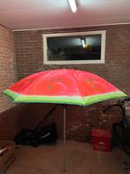 Watermeloen parasol, Tuin en Terras, Parasols, Ophalen, Kantelbaar, Zo goed als nieuw, 1 tot 2 meter