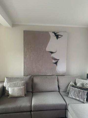 Prachtig design schilderij japandi stijl beschikbaar voor biedingen