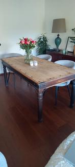 Robuuste Houten Eettafel, Ophalen