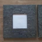 2 zelf bewerkte fotolijsten 34 x 34 cm, Ophalen of Verzenden, Nieuw