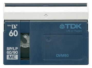 TDK Mini DV SP/LP 60/90 - DVM60 - Zo goed als nieuw -- zgan beschikbaar voor biedingen