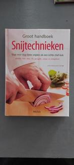 Boek - snijtechnieken zgn - kookboek, Ophalen of Verzenden, Zo goed als nieuw, Overige gebieden, Overige typen