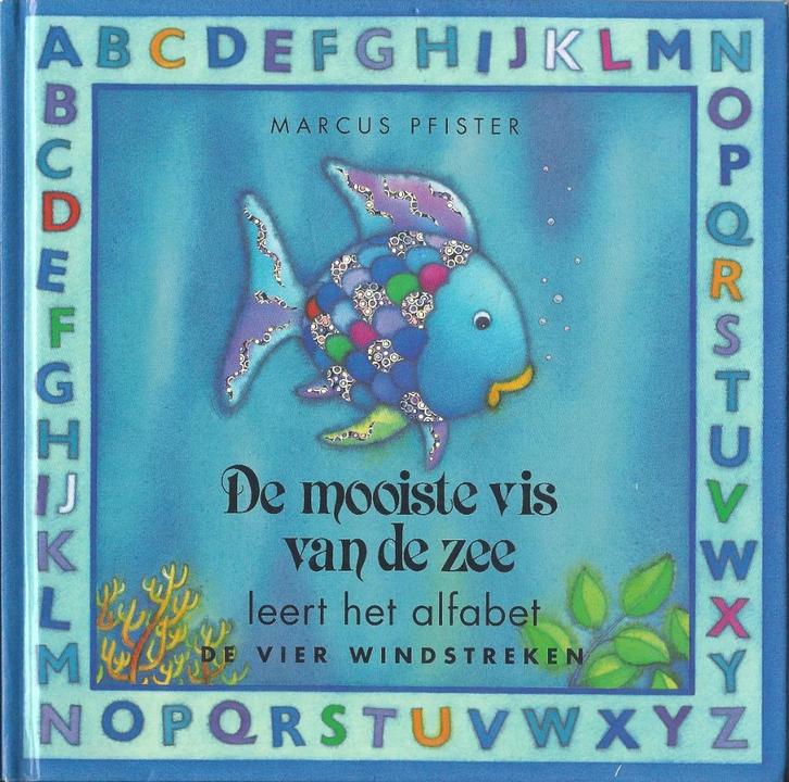 De Mooiste Vis vd Zee leert het Alfabet- Marcus Pfister, Boeken, Kinderboeken | Kleuters, Zo goed als nieuw, Fictie algemeen, 4 jaar
